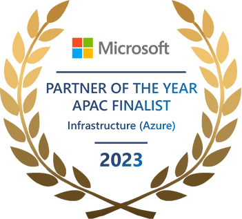 Microsoft Partner of the Year APAC Finalist 2023 - Infrastructure (Azure)